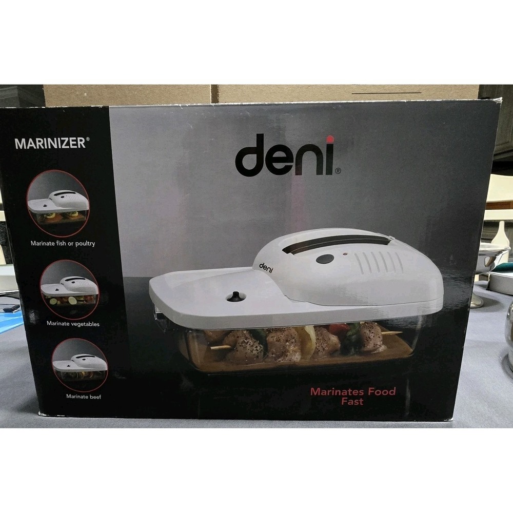 Deni Food Marinizer NIB Requires 4AA Batteries